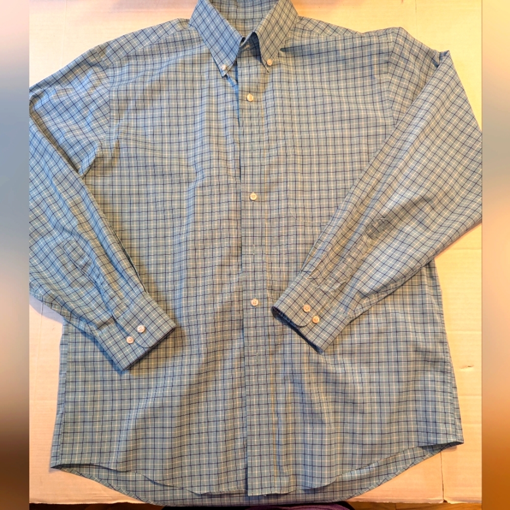 Men's Jos A Bank Travelers Collection Tailored Fit Shirt Size Large BNWOT